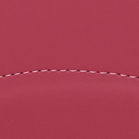 ローズピンク/ふち：ピーチピンク/糸：ピンク/内装：チェック柄（ピンク）/背中面：ピンク
