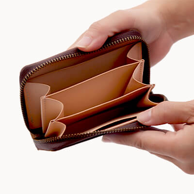 リメイク商品、お財布の内側の秘密・・・